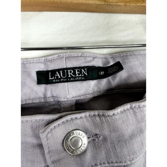 Lauren Ralph Lauren Skinny Jeans size 12P Gray - Picture 2 of 8